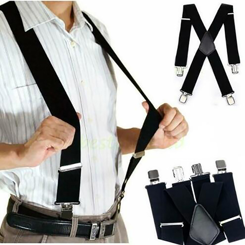 Suspenders Clip Men - Мужские подтяжки шириной 35 мм, высокоэластичные