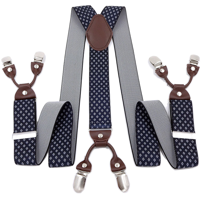 Suspenders Clip Men - Винтажные подтяжки для мужчин, сверхпрочные, большие,