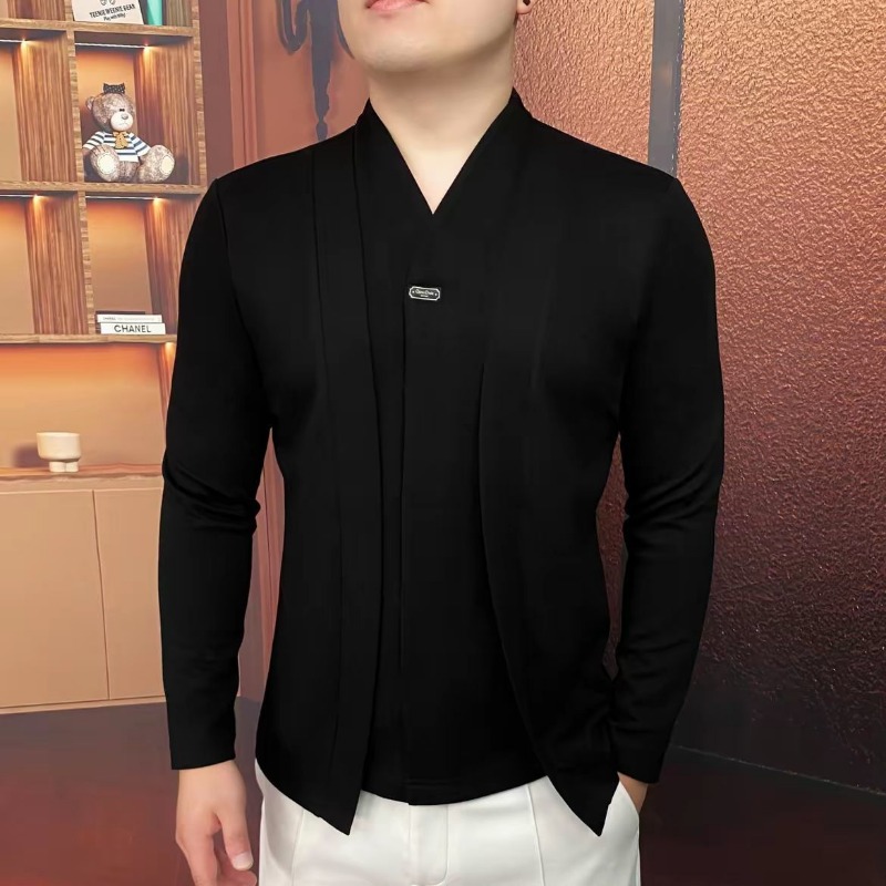 Men'S Tops Fashion - Осенне-зимний новый мужской легкий роскошный искусственный