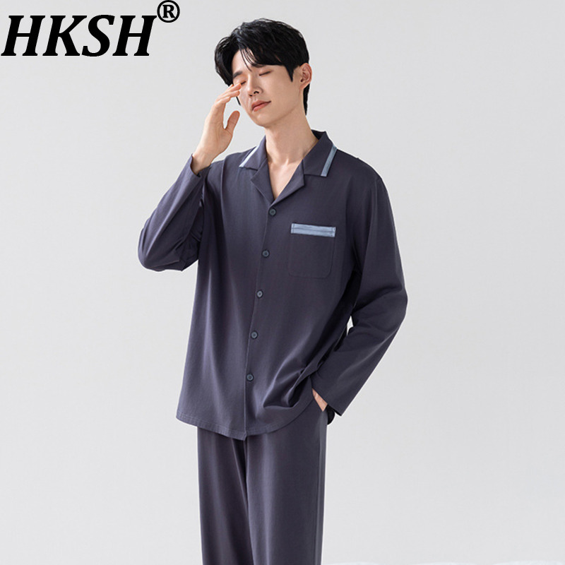 Mens Fashion Style - Комплект домашней одежды HKSH: осенне-зимний мужской