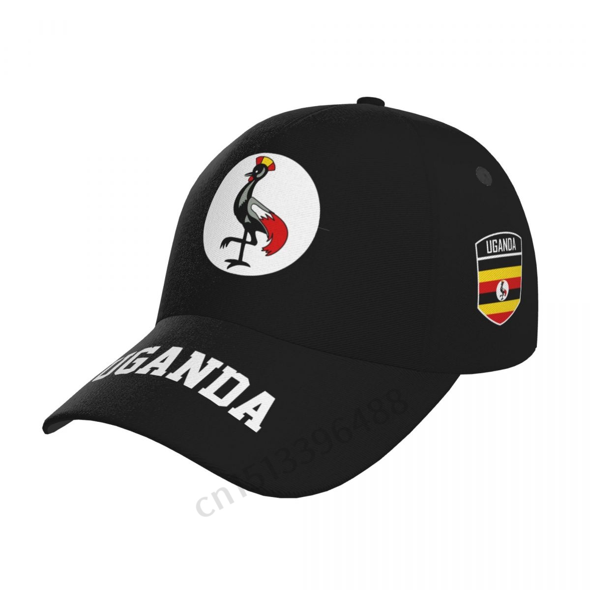 Men Fashion Uganda - 2320, 3D футбольные шляпы с флагом