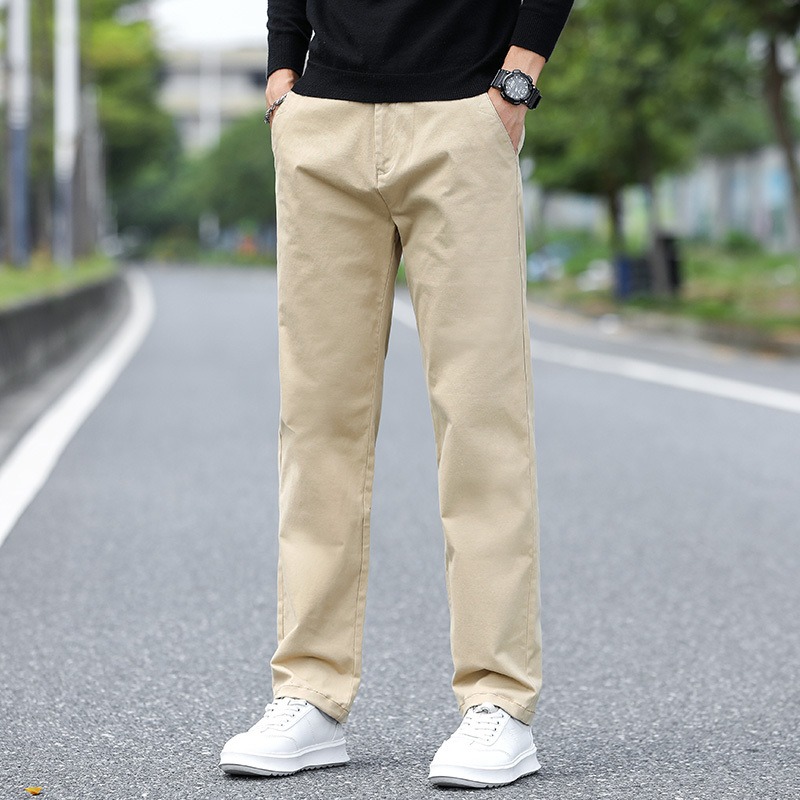 Chino Pants Men - Мужские брюки-чинос с прямым кроем, средней