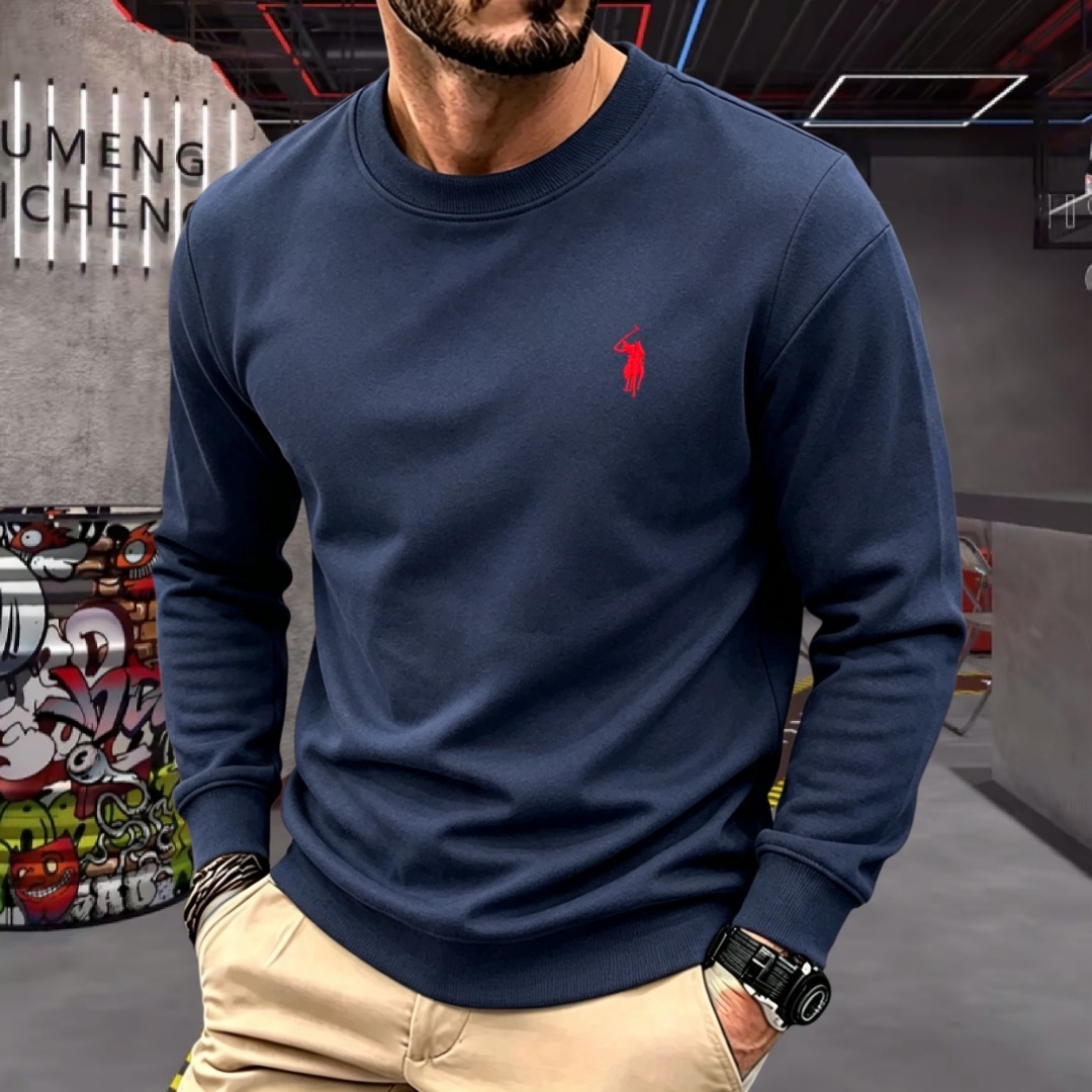 Men'S Tops Fashion - Мягкая хлопковая мужская футболка с длинным