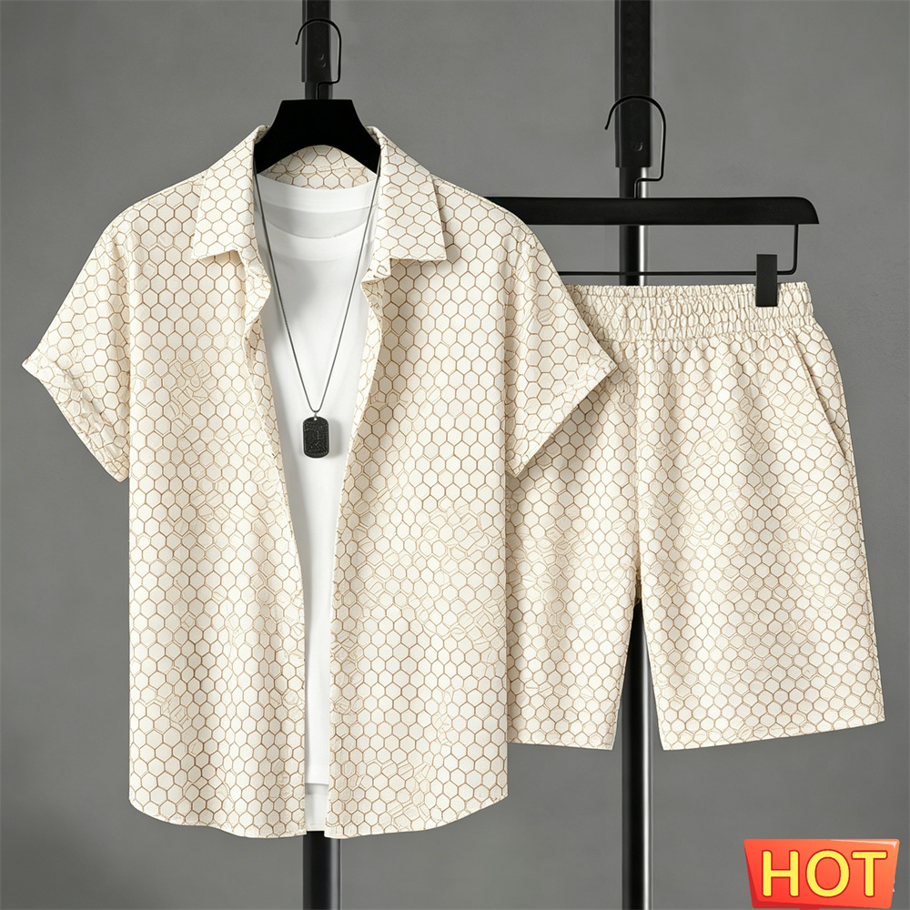 Quality Men'S Fashion - Летний мужской комплект: рубашка и шорты,