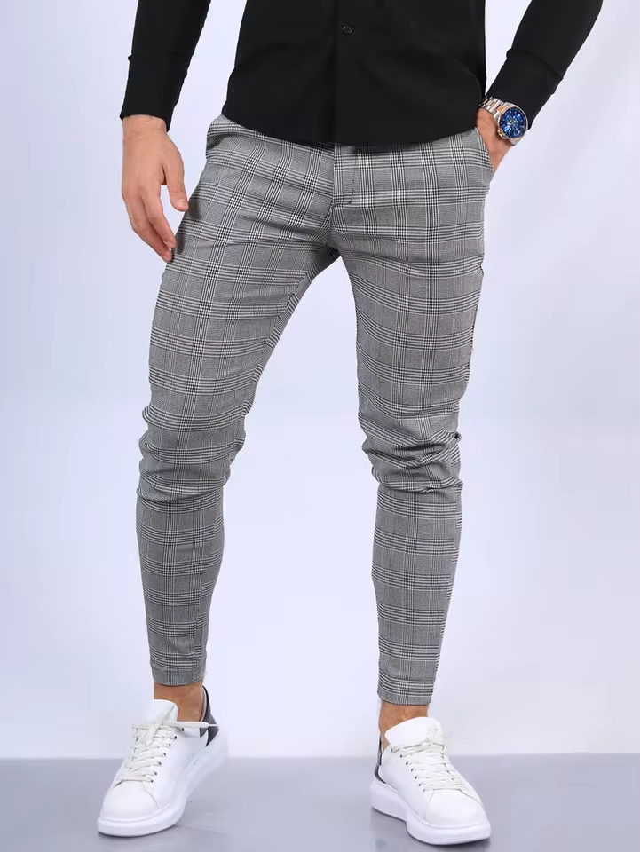 Chino Pants Men - Мужские повседневные деловые брюки из хлопка,