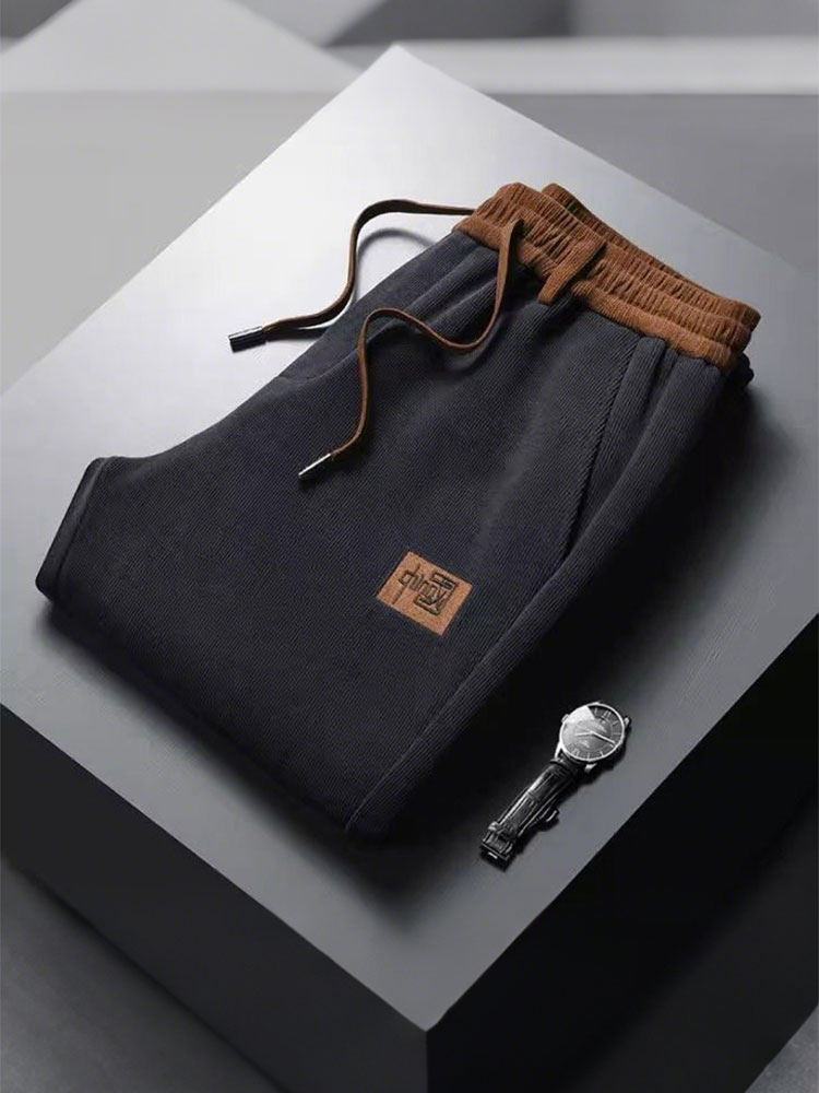 Chino Pants Men - Утепленные флисовые зимние брюки-чинос, мужские вельветовые
