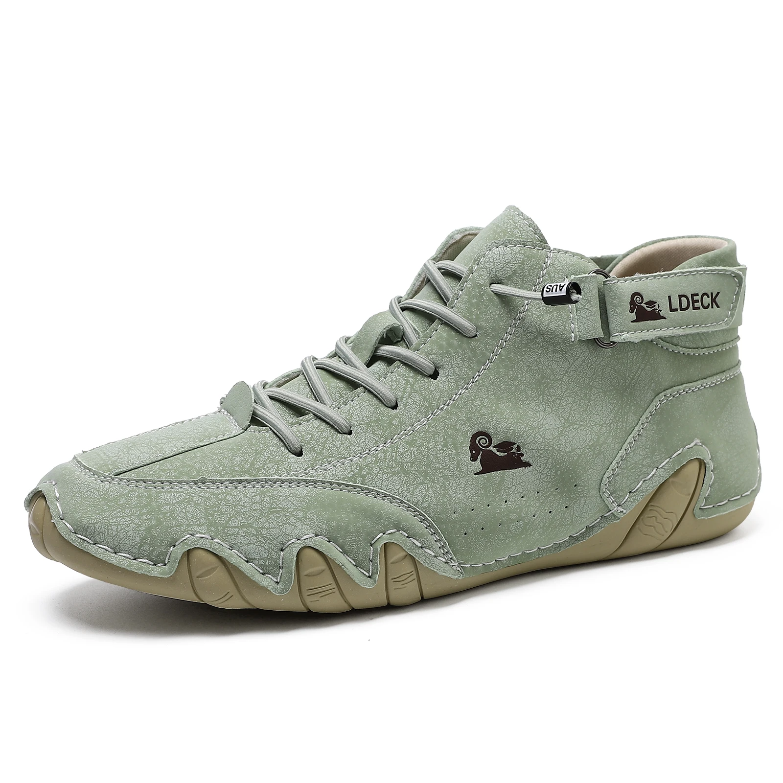 Mens Fashion Trainers - Мужские ботинки из натуральной кожи, кроссовки