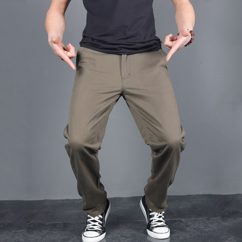 Chino Pants Men - Новые мужские весенне-осенние однотонные повседневные брюки,