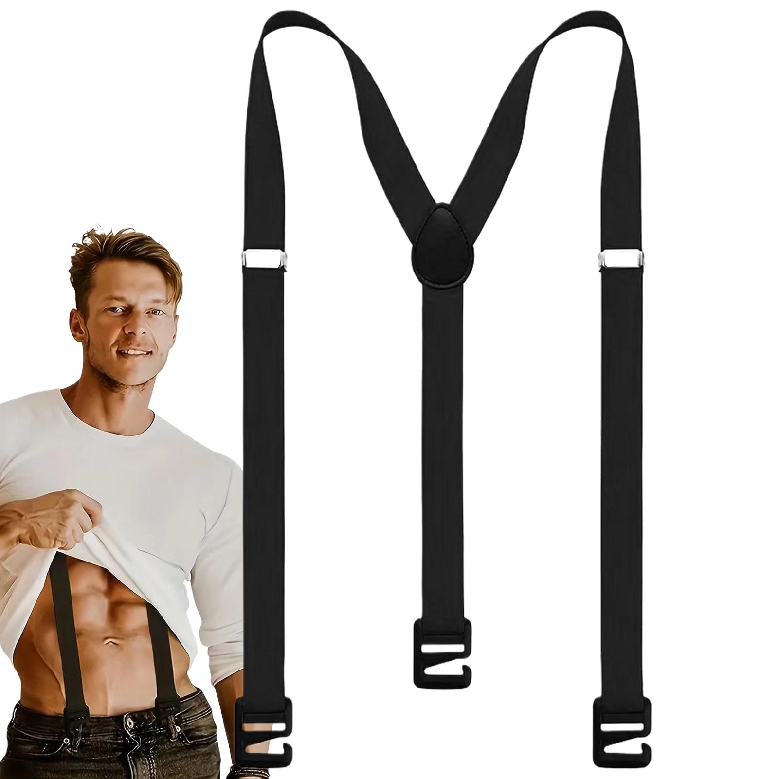 Suspenders Clip Men - Невидимые регулируемые Y-образные подтяжки для рубашек