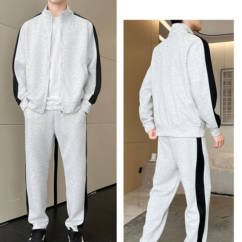 Men'S Fashion Zipper Jacket - Осенний мужской спортивный костюм: повседневные джоггеры,