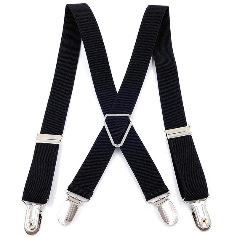 Suspenders Clip Men - Подтяжки мужские регулируемые эластичные брюки с