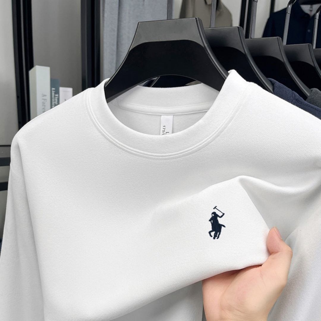 Men'S Tops Fashion - Мягкая хлопковая мужская футболка с длинным
