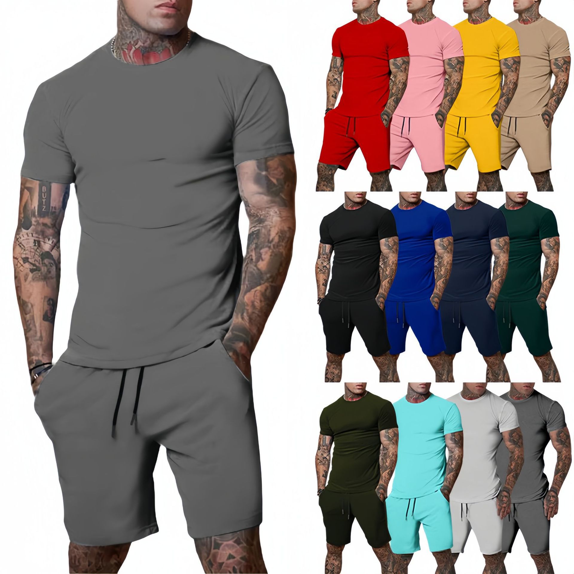 Quality Men'S Fashion - Модный и повседневный летний спортивный костюм