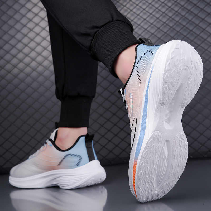 Mens Fashion Trainers 2025 - Мужские кроссовки из синтетической кожи на