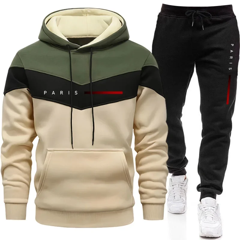 Mens Fashion Streetwear - Мужской спортивный костюм Paris Fashion: повседневные