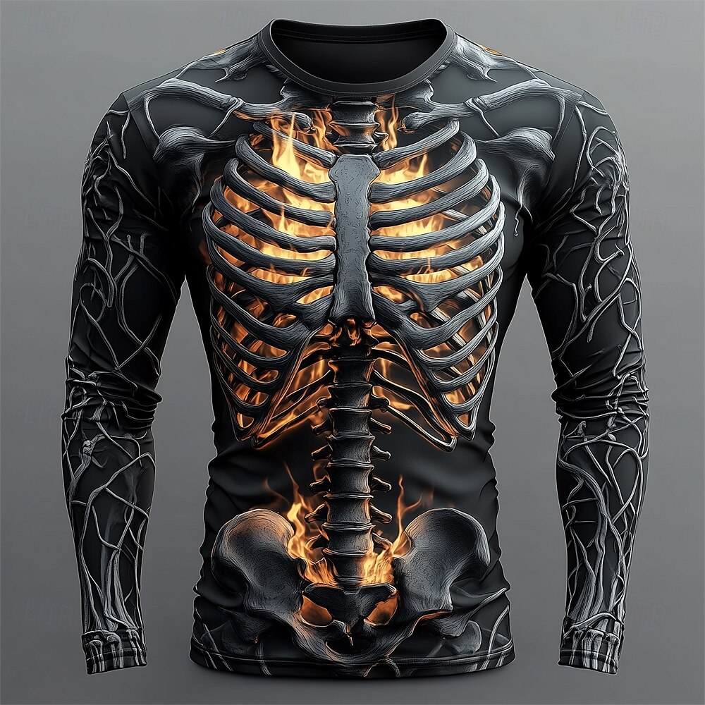 Mens Fashion Streetwear - Мужская футболка с 3D-принтом в виде
