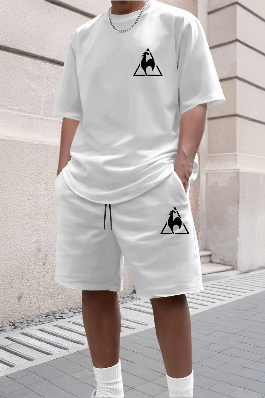 Quality Men'S Fashion - Летний модный повседневный спортивный комплект из