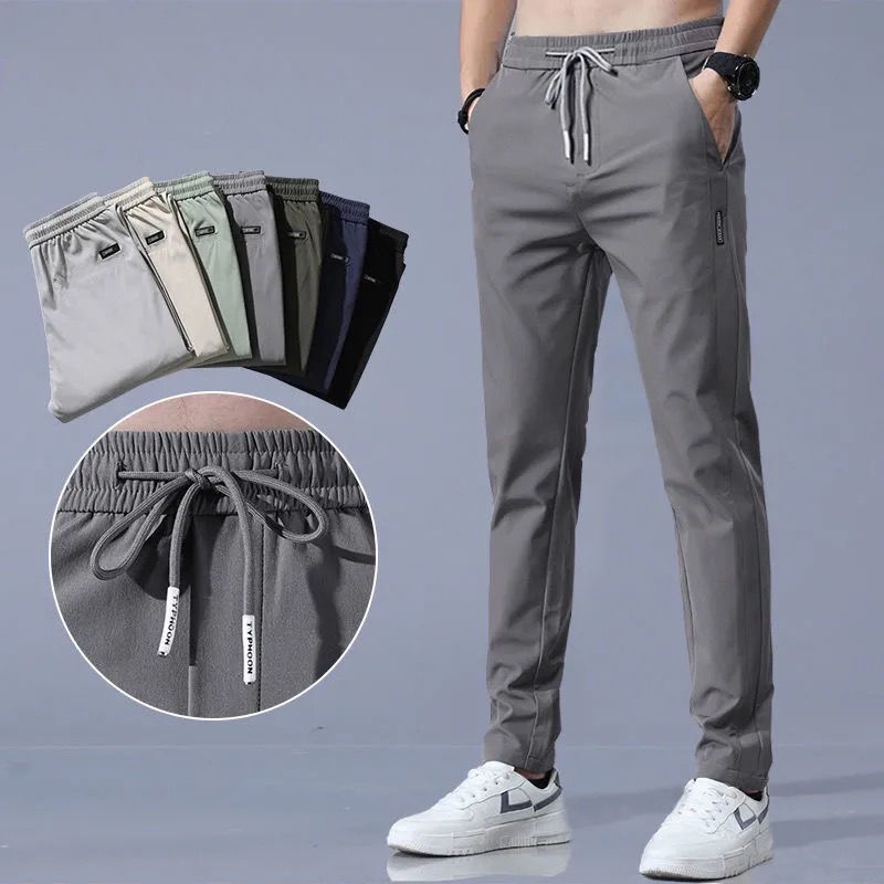 Chino Pants Men - Брюки мужские повседневные эластичные, хлопковые штаны,