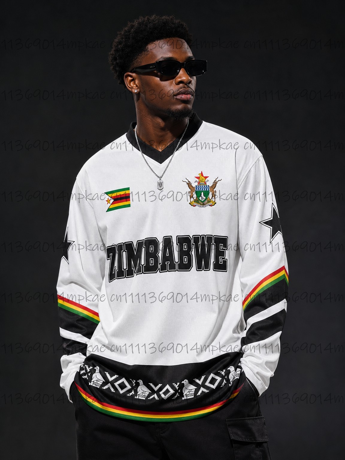 Men'S Tops Fashion - Мужская футболка с V-образным вырезом и