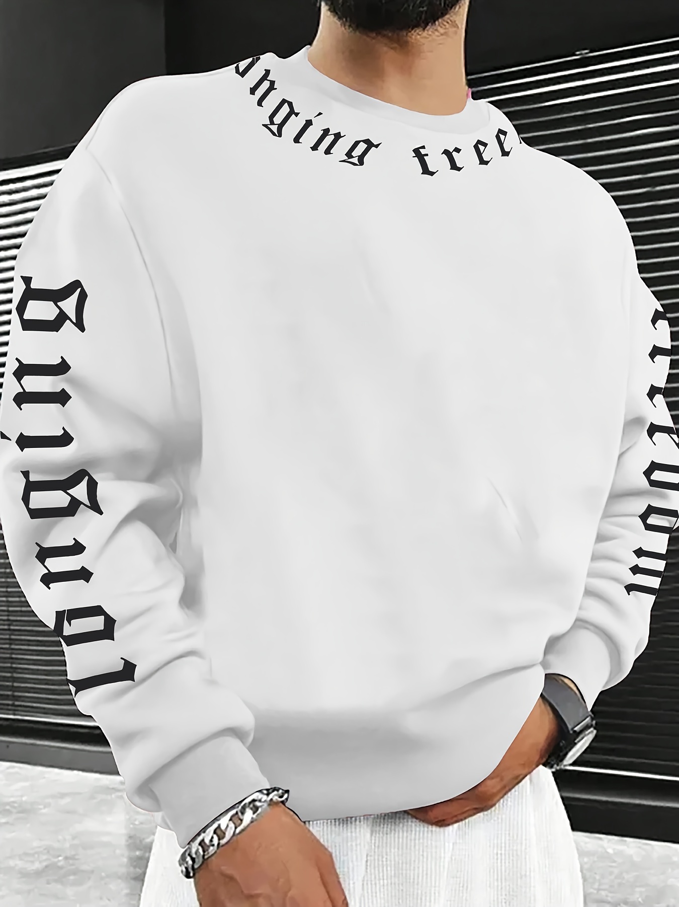 Мужской свитшот с круглым выре – обзор и цена Men'S Tops Fashion