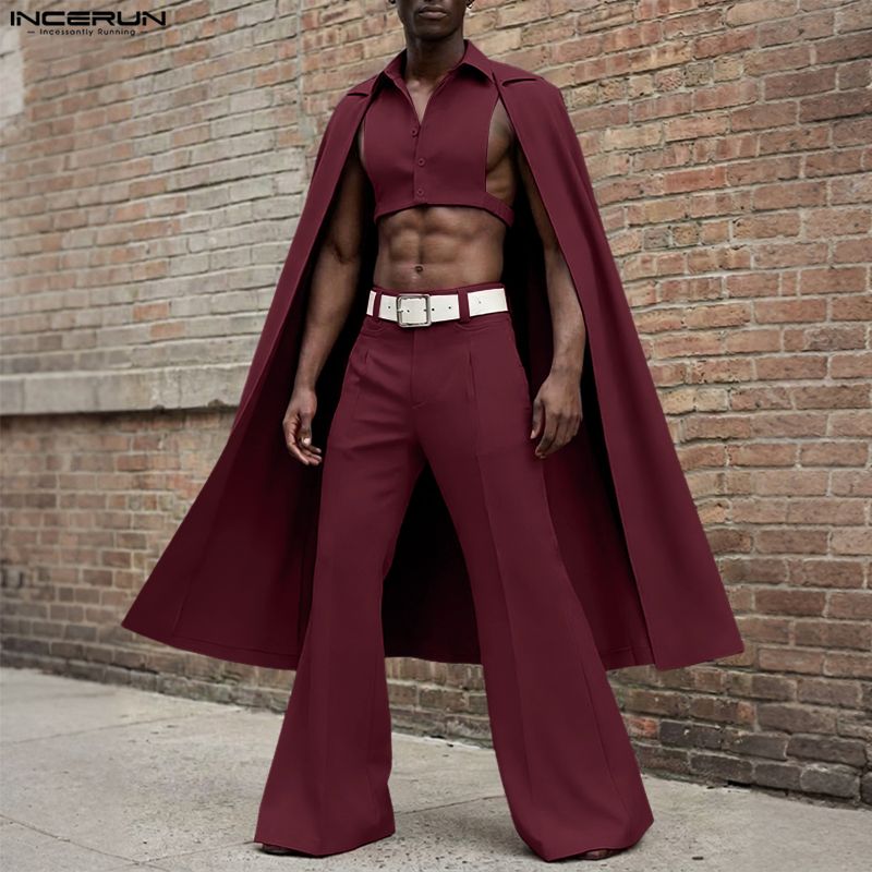 Мужской комплект INCERUN: одно – обзор и цена Mens Fashion Streetwear