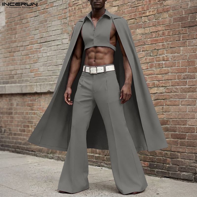 Мужской комплект INCERUN: одно – обзор и цена Mens Fashion Streetwear