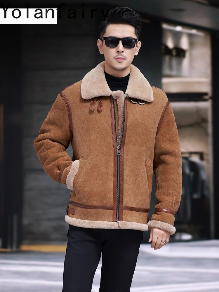 YOLANFAIRY Высококачественные  – обзор и цена Men'S Fashion Zipper Jacket