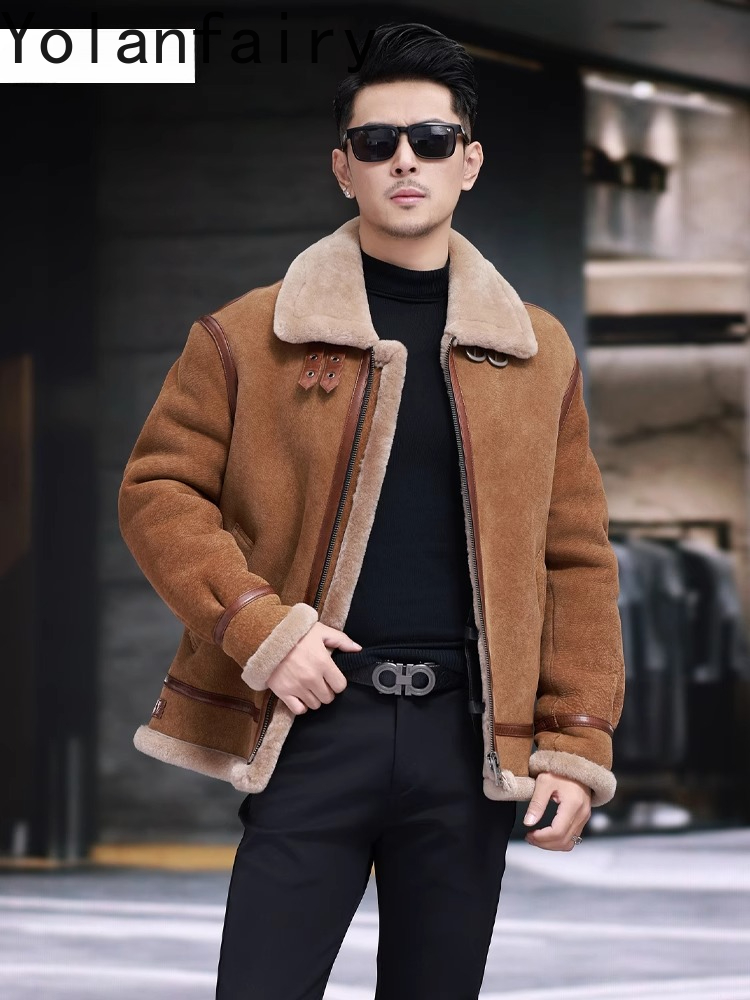 YOLANFAIRY Высококачественные  – обзор и цена Men'S Fashion Zipper Jacket