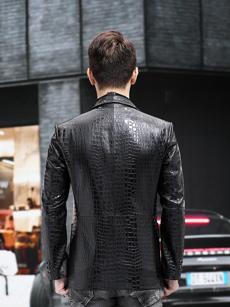Мужской деловой пиджак из нату – обзор и цена Slim Fit Blazer Men
