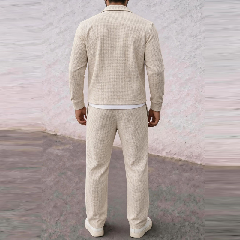 Мужской осенний комплект 2026: – обзор и цена Men'S Fashion Zipper Jacket