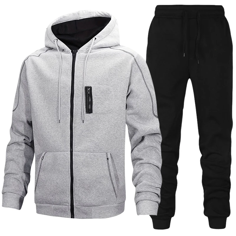 Модный мужской спортивный кост – обзор и цена Men'S Fashion Zipper Jacket