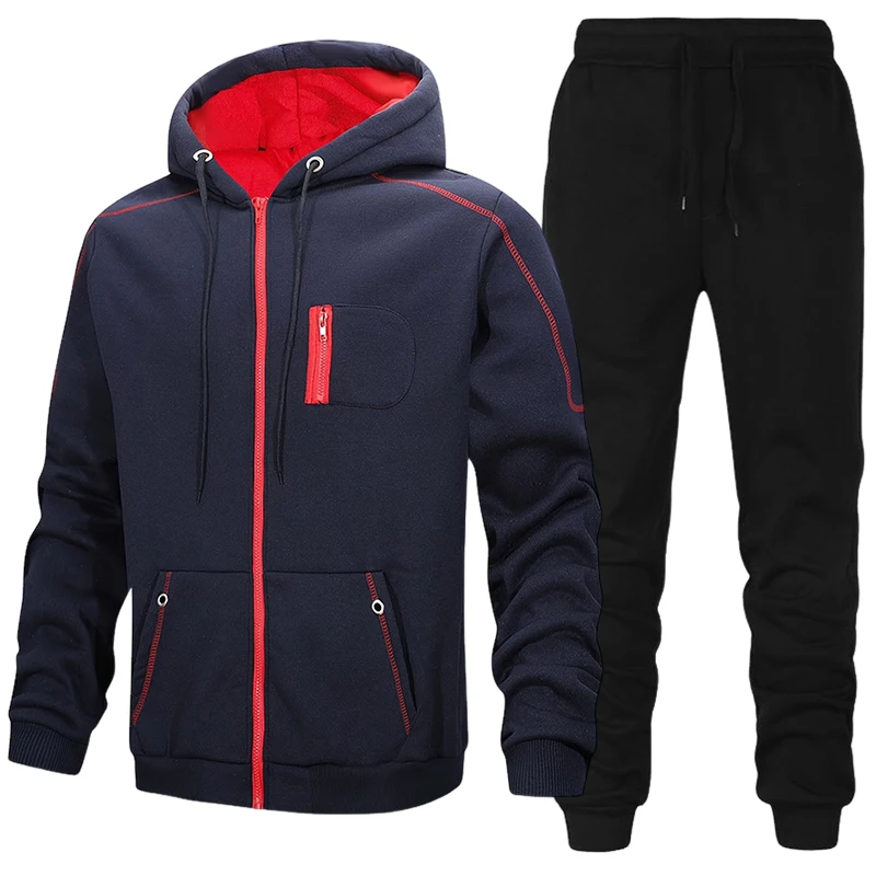 Модный мужской спортивный кост – обзор и цена Men'S Fashion Zipper Jacket