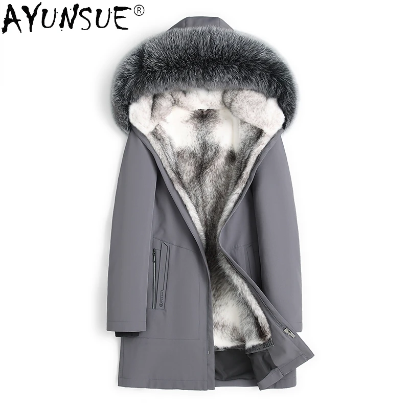 AYUNSUE модная зимняя куртка м – обзор и цена Men'S Fashion Zipper Jacket
