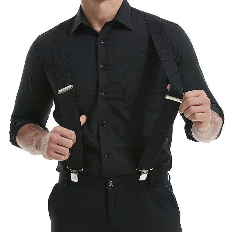 Сверхмощные подтяжки большого  – обзор и цена Suspenders Clip Men