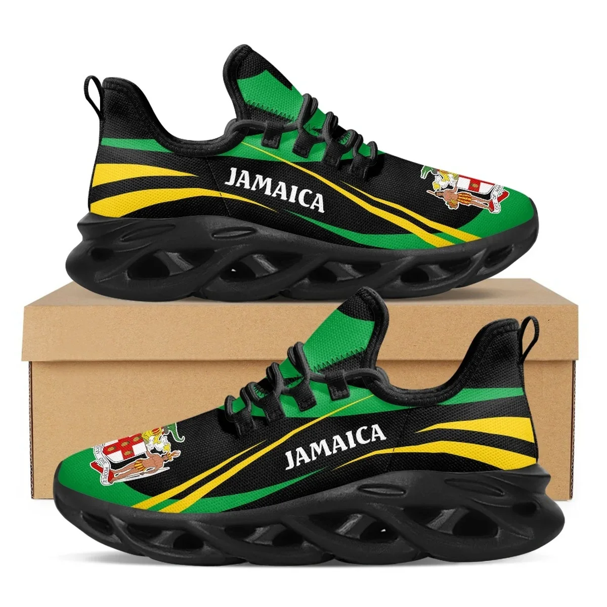 Обувь с принтом флага Ямайки,  – обзор и цена Mens Fashion Trainers