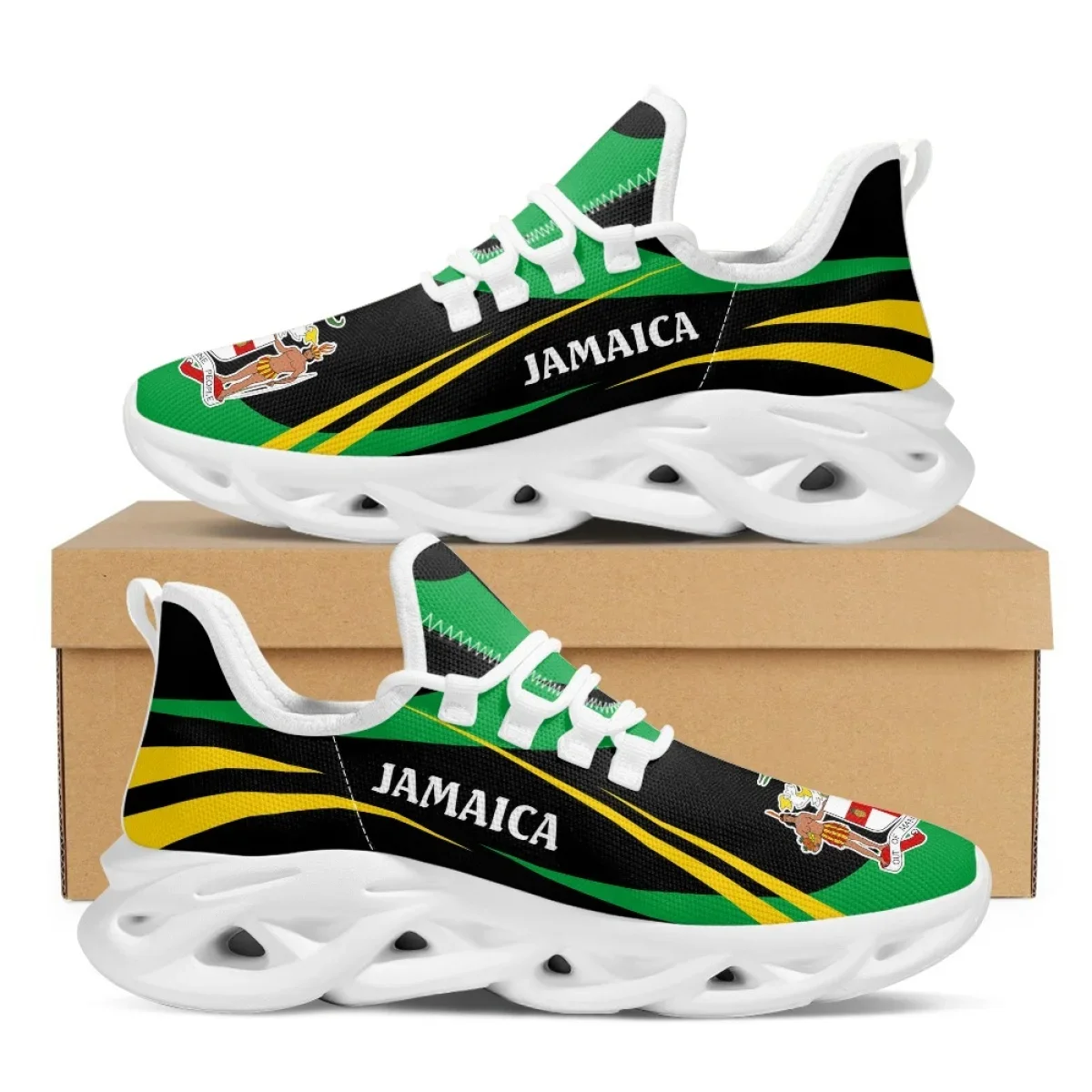 Обувь с принтом флага Ямайки,  – обзор и цена Mens Fashion Trainers