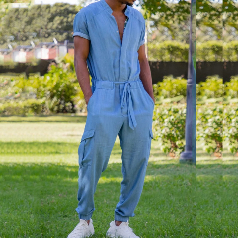 Новый летний комбинезон, брюки – обзор и цена Men'S Fashion Overalls