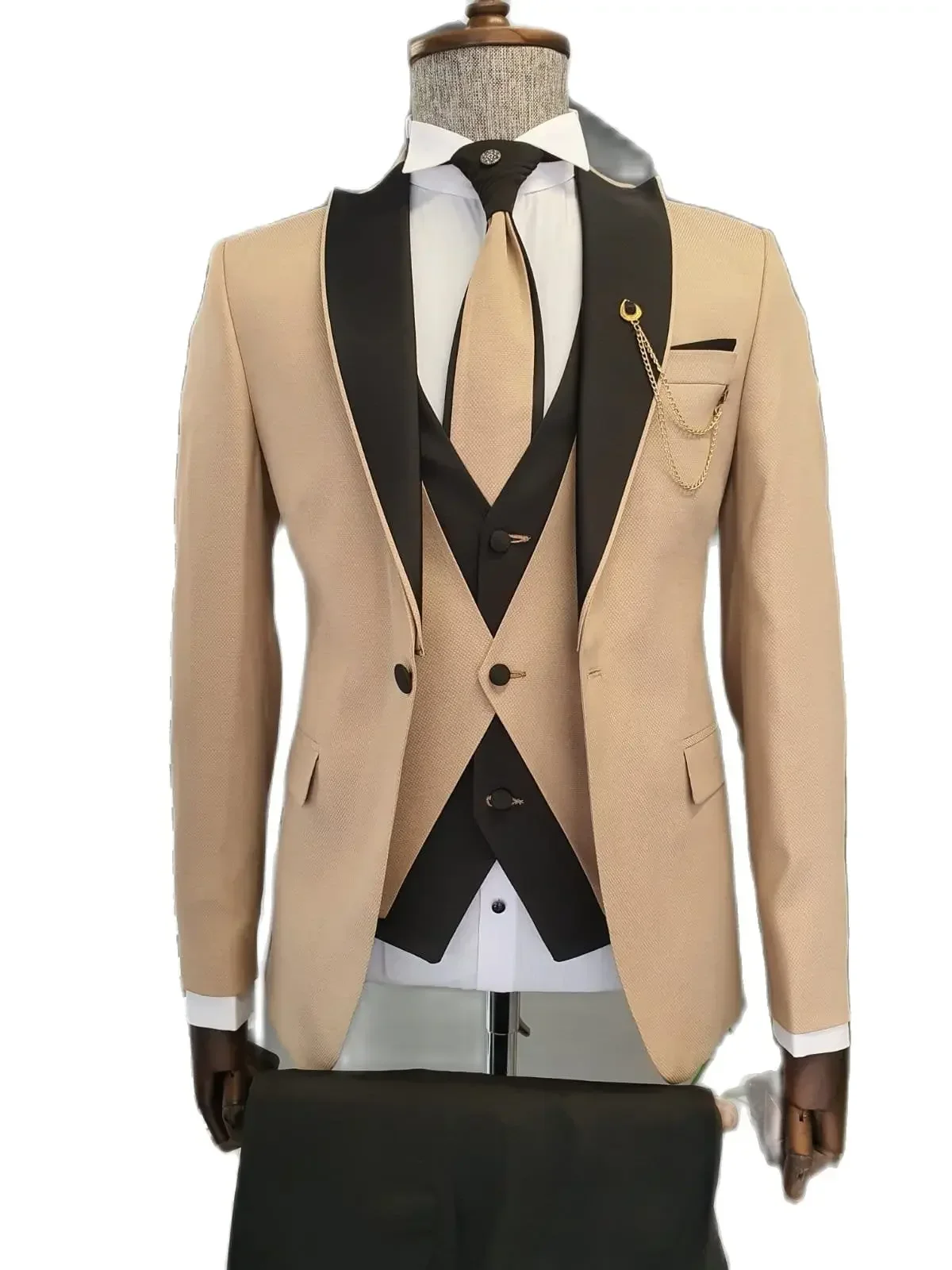Мужской костюм-тройка (пиджак, – обзор и цена Slim Fit Blazer Men