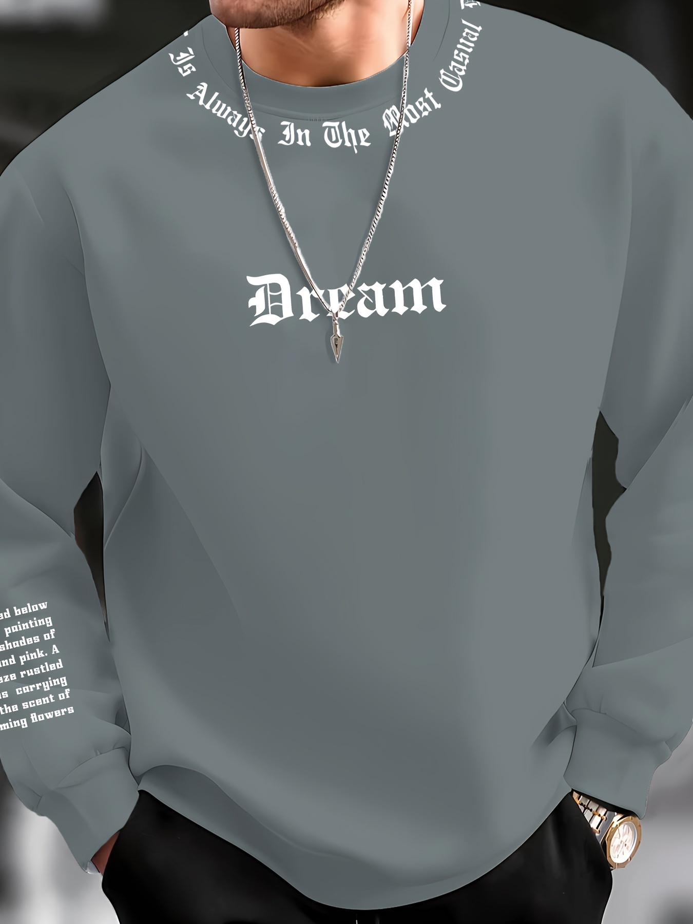 Новая мужская толстовка с 3D-п – обзор и цена Mens Fashion Streetwear