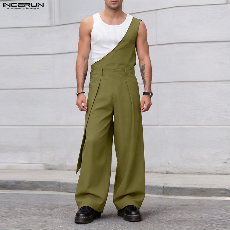 Мужские комбинезоны INCERUN: о – обзор и цена Men'S Fashion Overalls