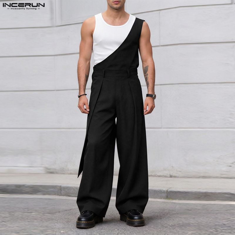 Мужские комбинезоны INCERUN: о – обзор и цена Men'S Fashion Overalls