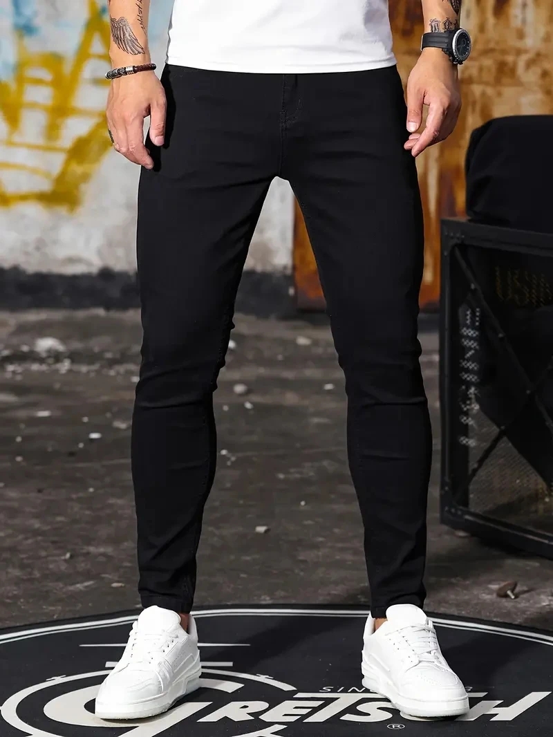 Мужские джинсы Skyblue Black с – обзор и цена Skinny Jeans Ripped