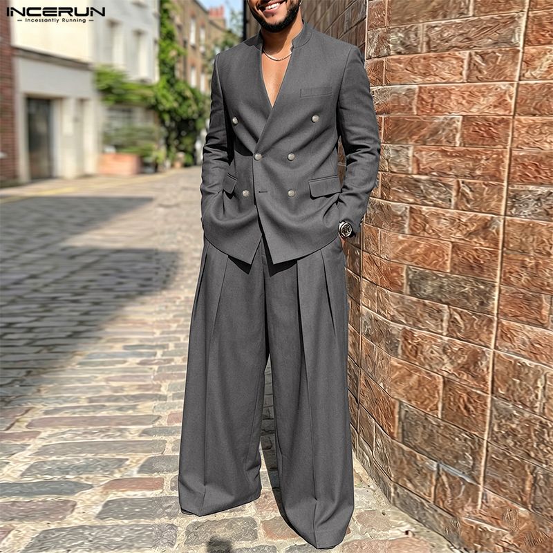 Мужские комплекты INCERUN: одн – обзор и цена Mens Fashion Streetwear