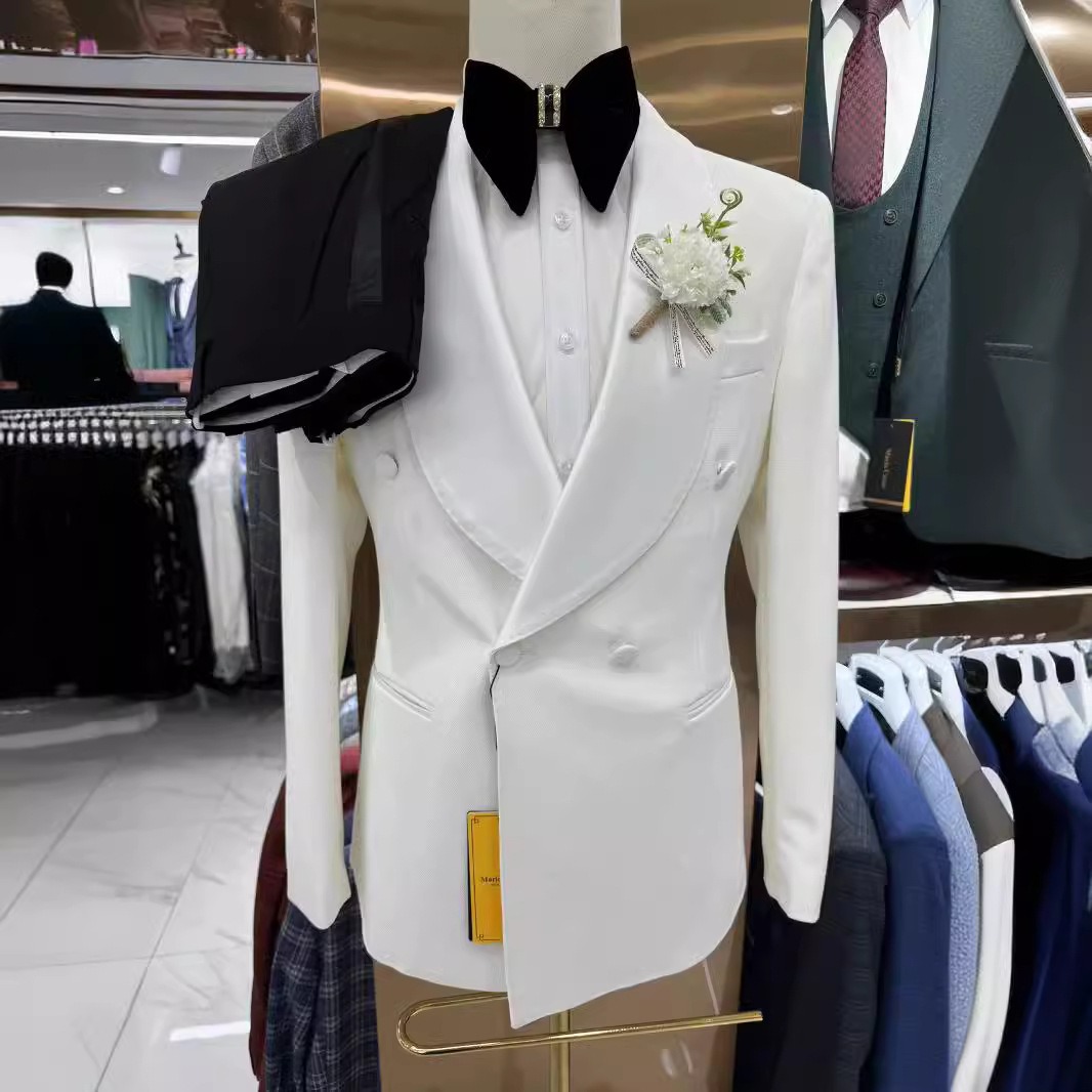 Мужской элегантный костюм-двой – обзор и цена Slim Fit Blazer Men