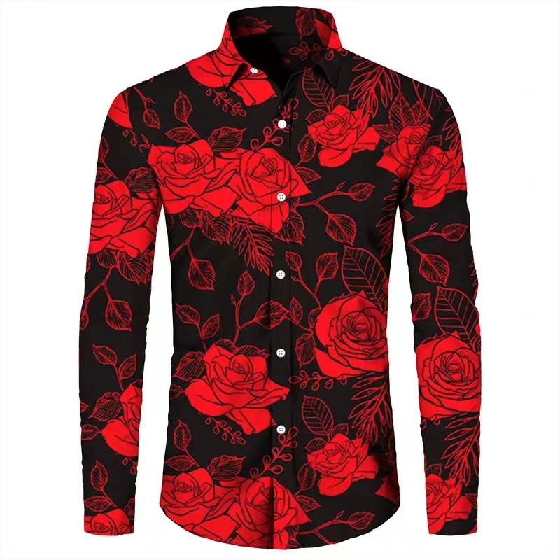 Модные мужские рубашки с 3D-пр – обзор и цена Men'S Tops Fashion