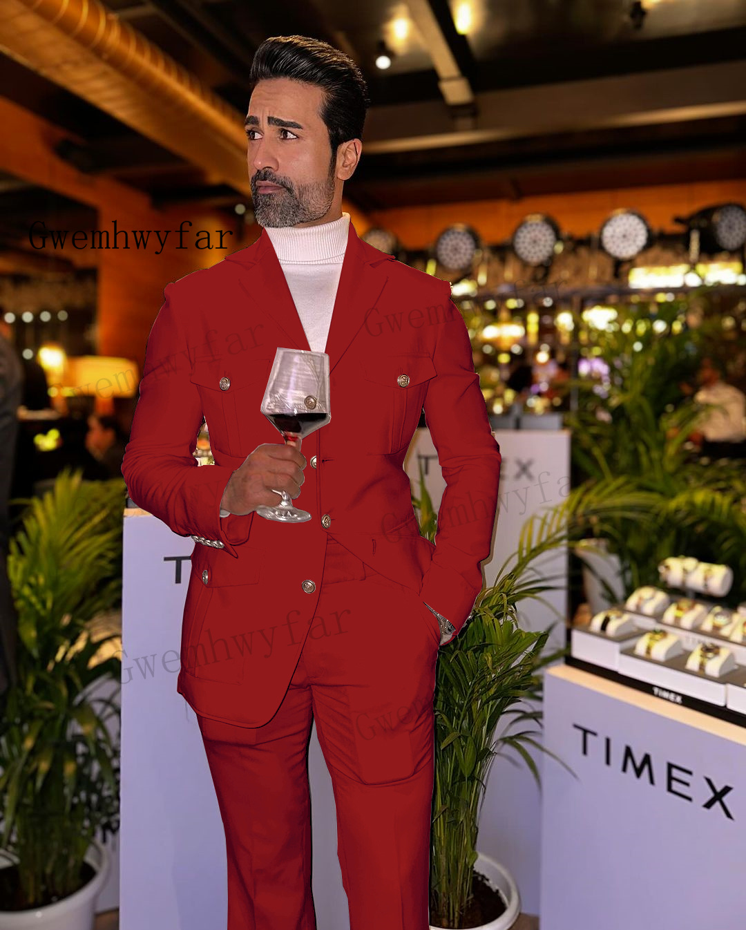 Мужские костюмы Gwenhwyfar мят – обзор и цена Slim Fit Blazer Men