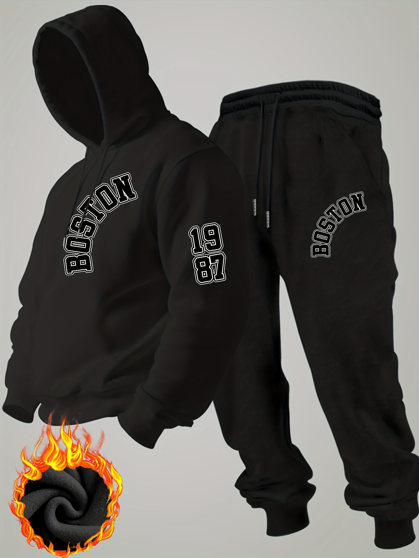 Новый мужской зимний флисовый  – обзор и цена Mens Fashion Streetwear