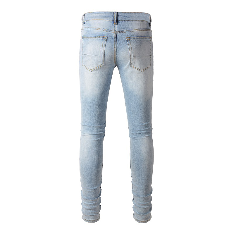 Мужские черные плиссированные  – обзор и цена Skinny Jeans Ripped