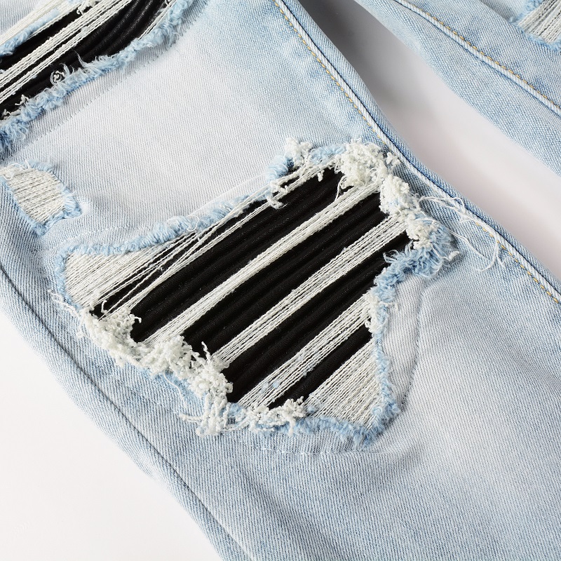 Мужские черные плиссированные  – обзор и цена Skinny Jeans Ripped